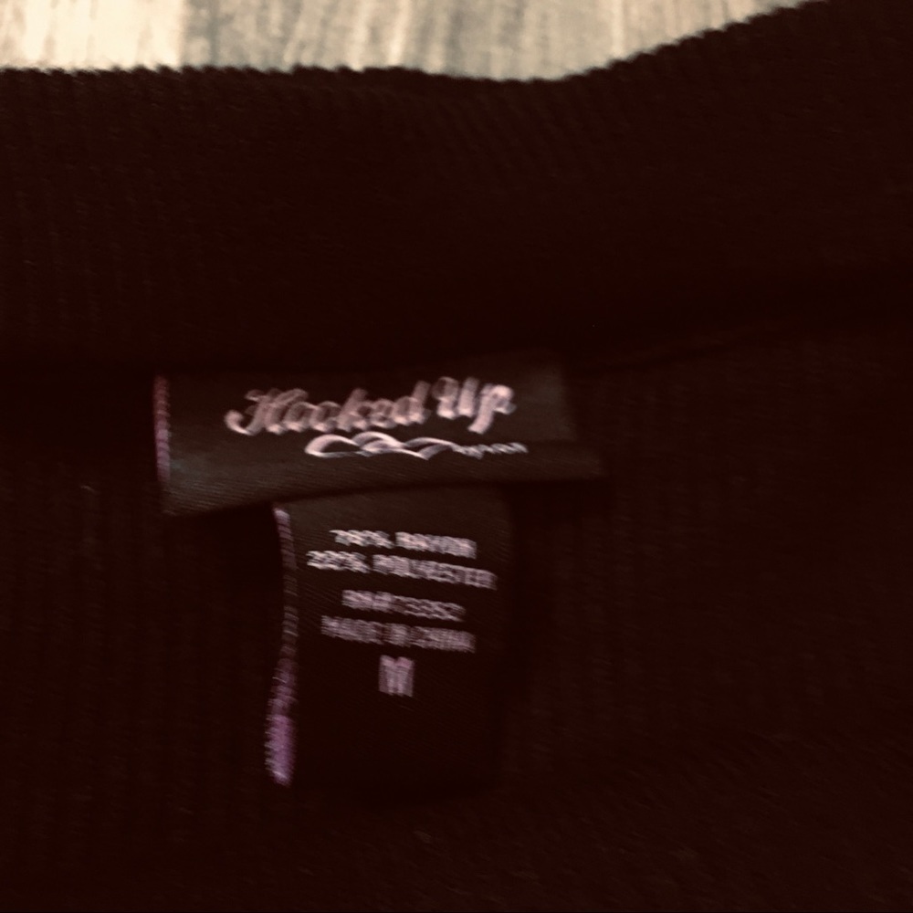 Hooked up ribbed cold shoulder top - Picture 7 of 7